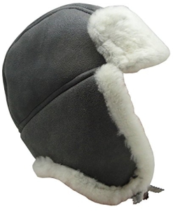 Fellmütze Fliegermütze Schapka taupe