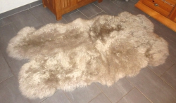 Natur Merino Schaffellteppich hellbraun
