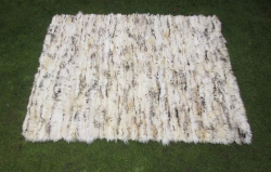 Patchwork Schaffellteppich gefleckt