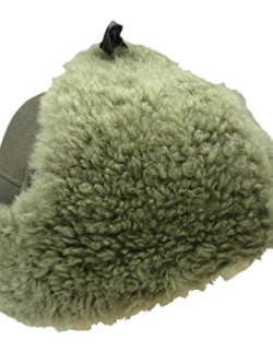 Fellmütze Fliegermütze Schapka oliv